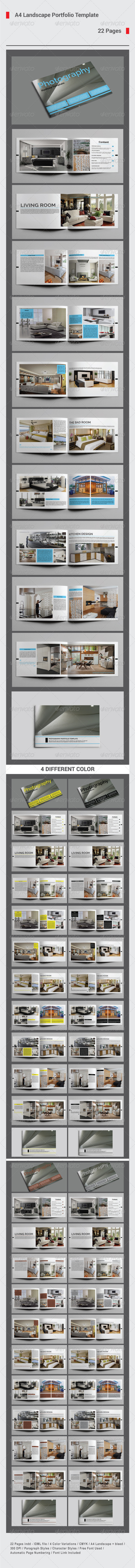 GraphicRiver A4 Landscape Portfolio Template 7680357 GraphicRiver A4 Landscape Portfolio Template 7680357