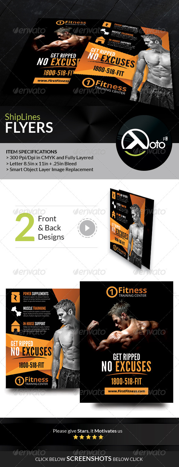 GraphicRiver First Fitness Body Weight Training Flyers 7683280 GraphicRiver First Fitness Body Weight Training Flyers 7683280