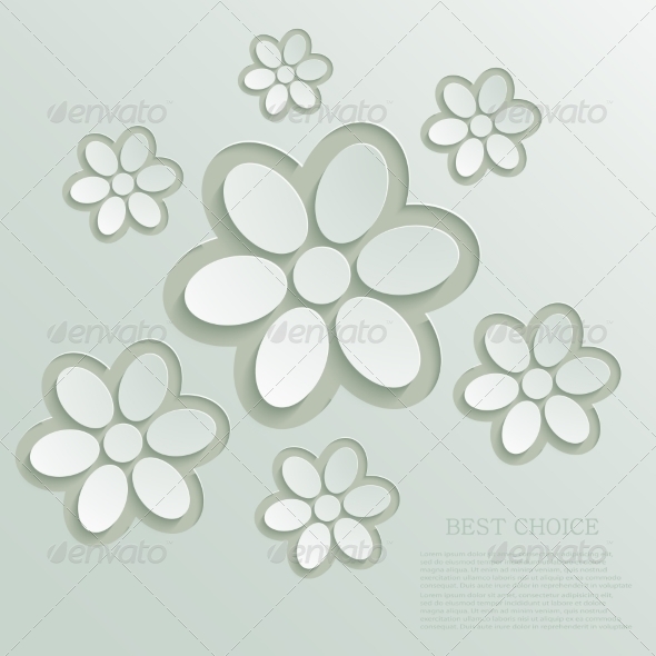 GraphicRiver Modern Flowers Background 7687666 GraphicRiver Modern Flowers Background 7687666