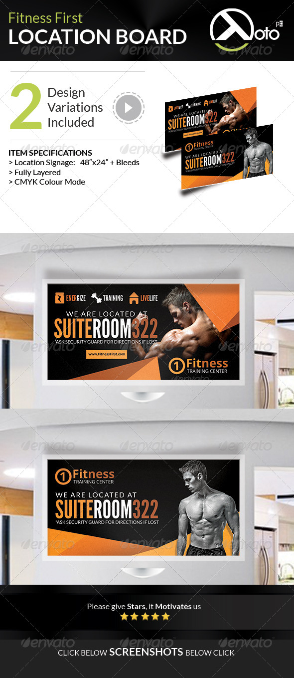 GraphicRiver First Fitness Body Weight Training Location Board 7692437 GraphicRiver First Fitness Body Weight Training Location Board 7692437