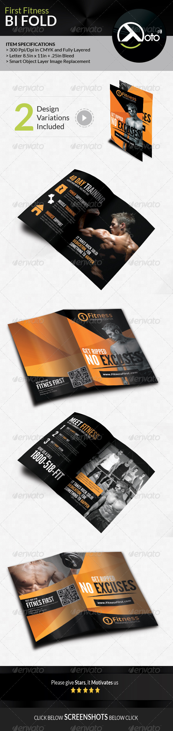 GraphicRiver First Fitness Body Weight Training Bifold 7692446 GraphicRiver First Fitness Body Weight Training Bifold 7692446