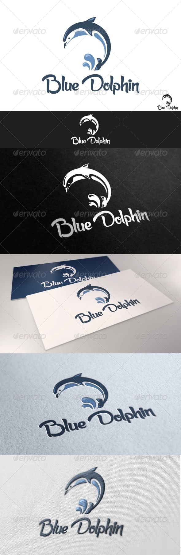 GraphicRiver Blue Dolphin Logo 7697397 GraphicRiver Blue Dolphin Logo 7697397