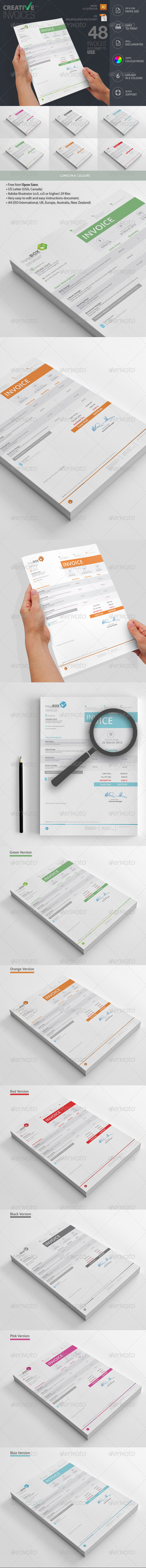 GraphicRiver Invoices 7667850 GraphicRiver Invoices 7667850