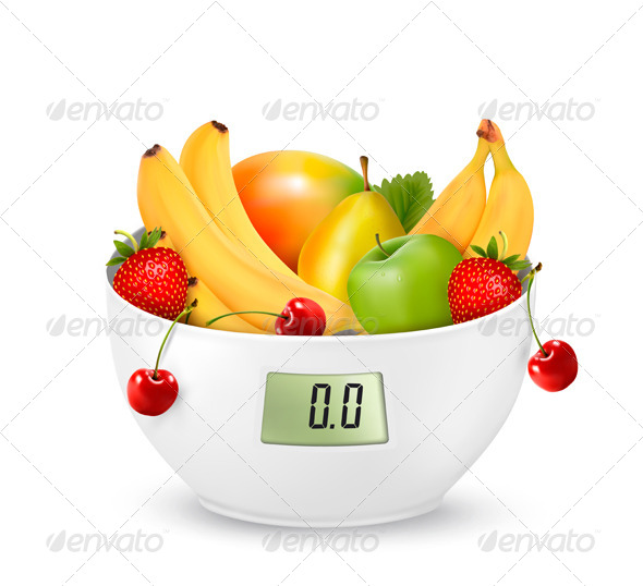 GraphicRiver Fruit with a Digital Weight Scale Diet Concept 7708675 GraphicRiver Fruit with a Digital Weight Scale Diet Concept 7708675