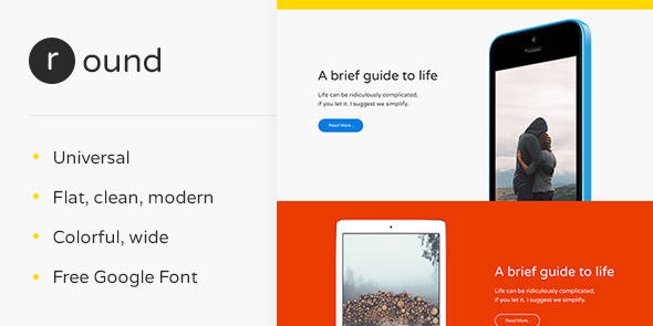 ThemeForest Round Multipurpose Template 7660936 ThemeForest Round Multipurpose Template 7660936