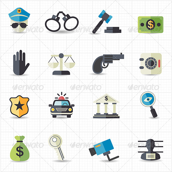 GraphicRiver Law and Justice Icons 7712526 GraphicRiver Law and Justice Icons 7712526