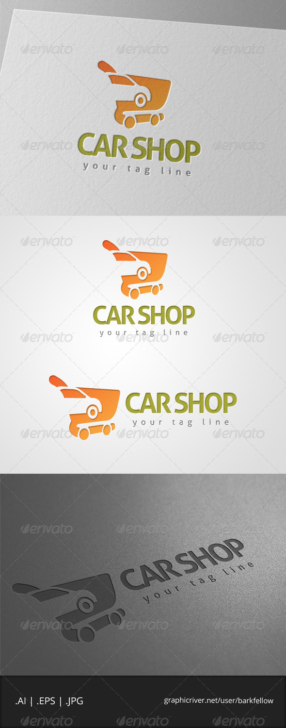 GraphicRiver Car Shop Logo 7173927 GraphicRiver Car Shop Logo 7173927