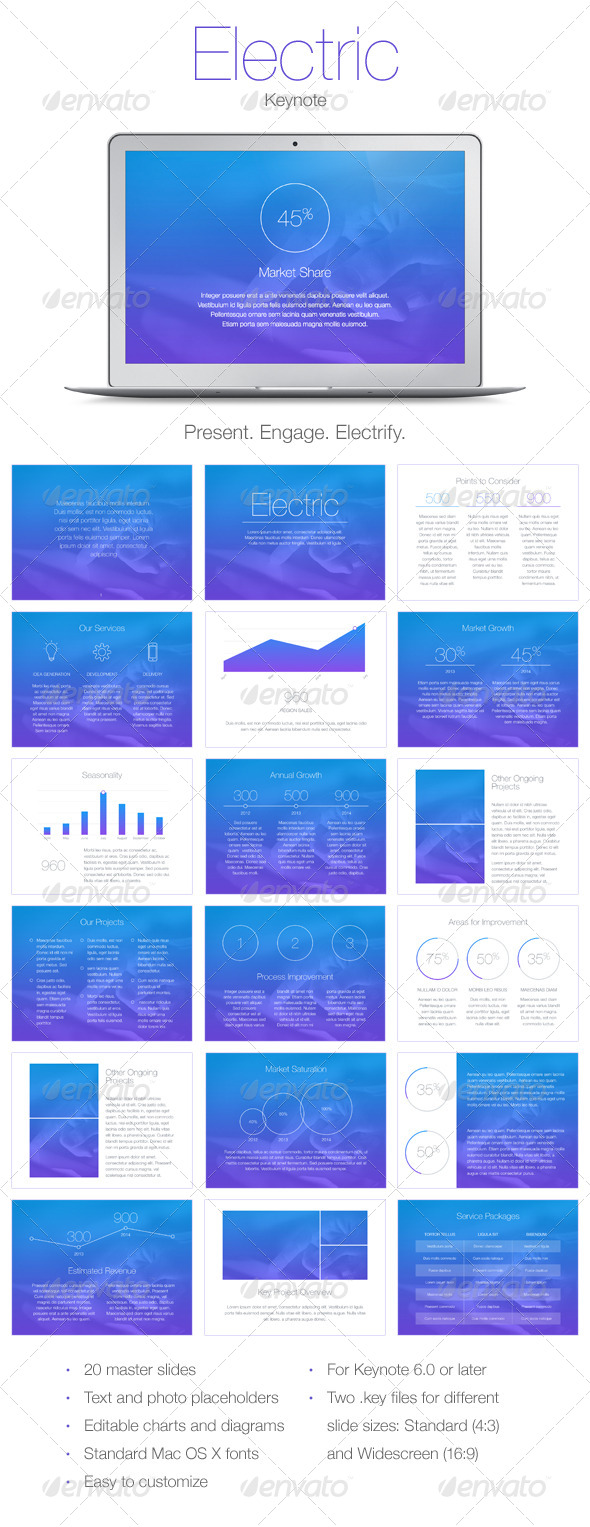 GraphicRiver Electric Keynote Template 7700664 GraphicRiver Electric Keynote Template 7700664