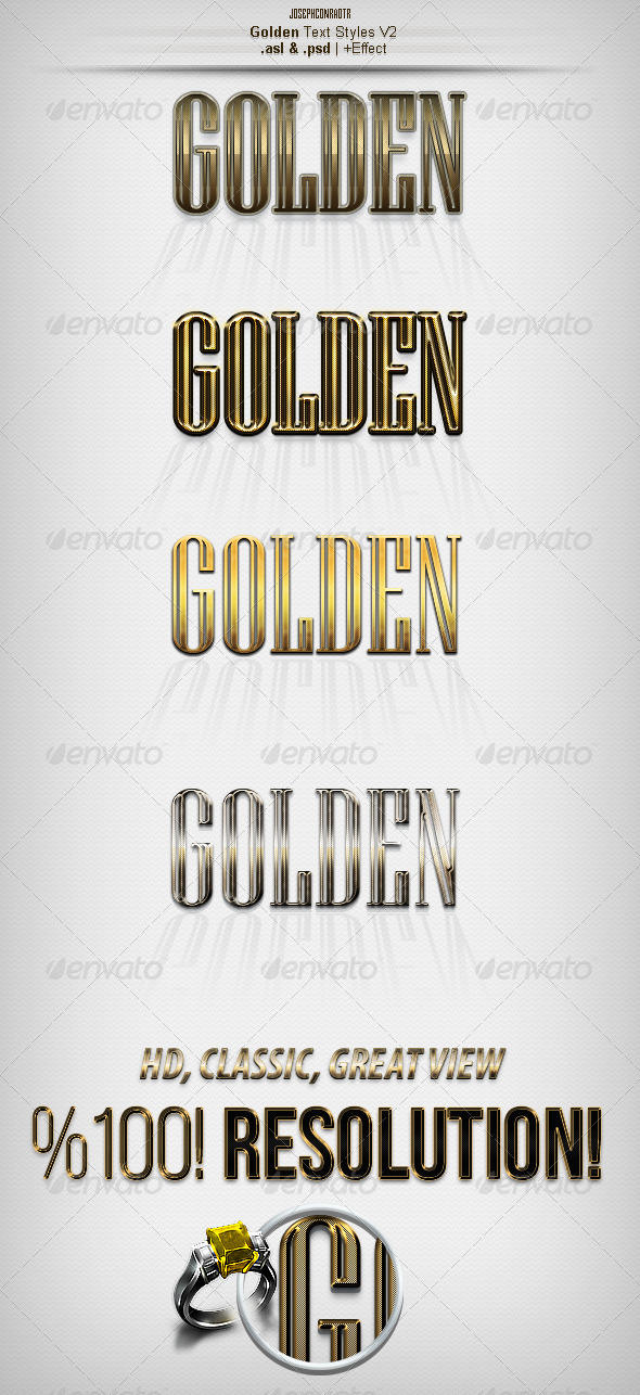 GraphicRiver Golden Text Styles V2 7703698 GraphicRiver Golden Text Styles V2 7703698