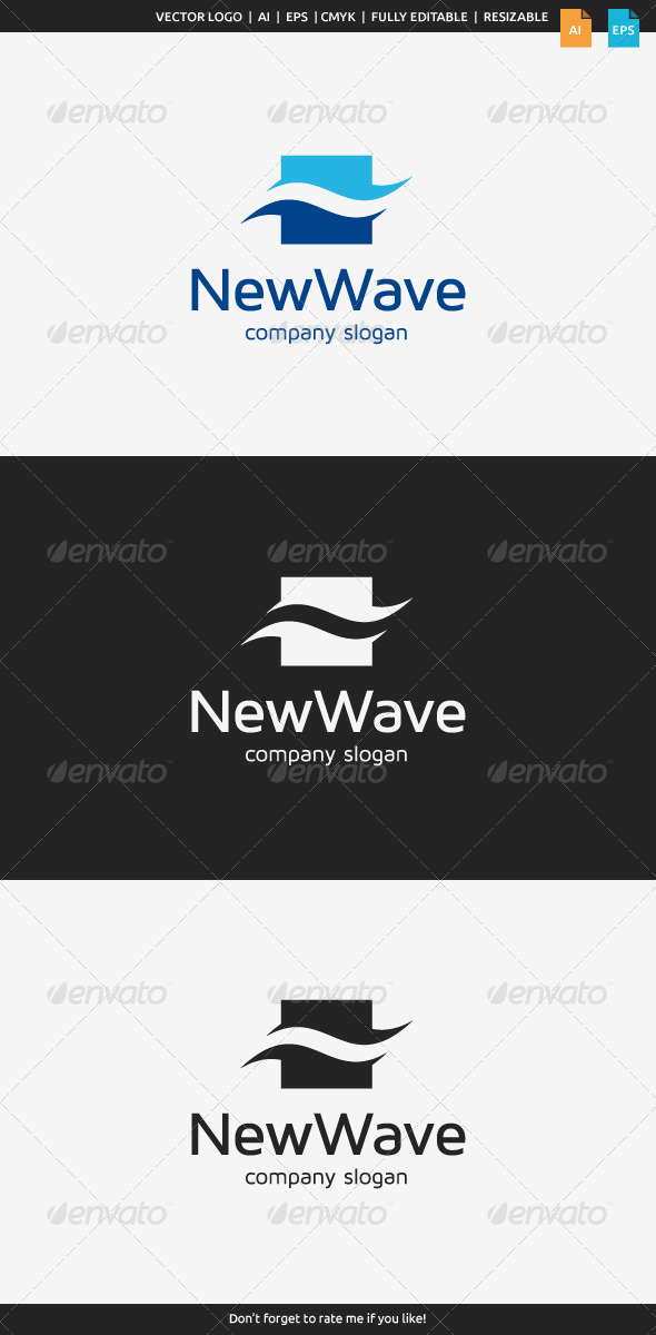 GraphicRiver New Wave Logo 7721223 GraphicRiver New Wave Logo 7721223