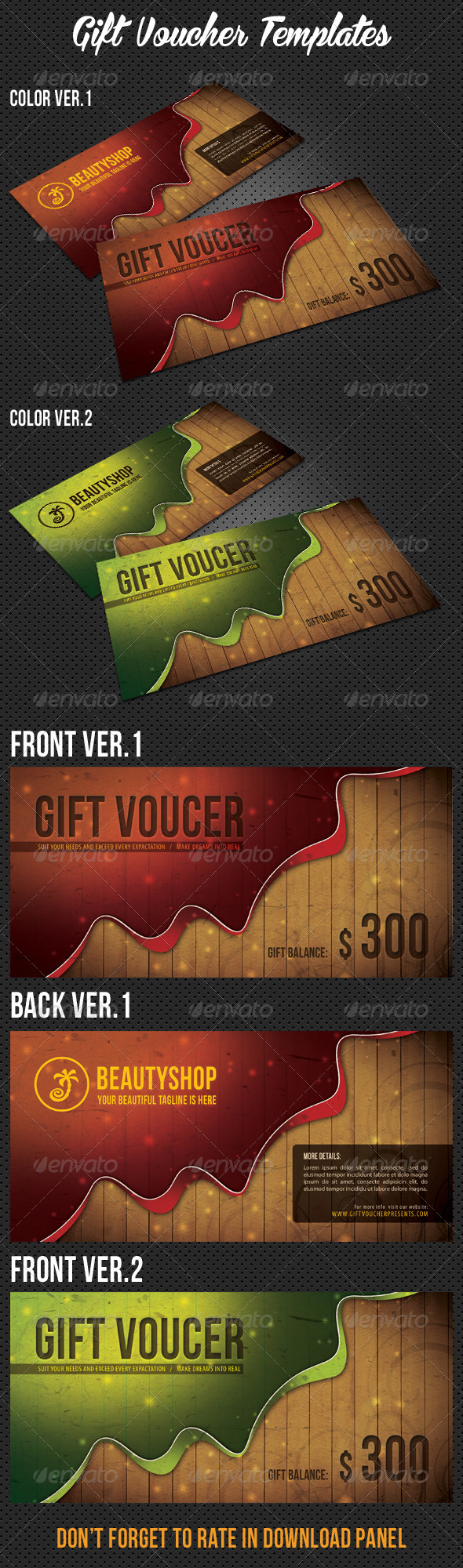 GraphicRiver Gift Voucher V04 7724023 GraphicRiver Gift Voucher V04 7724023