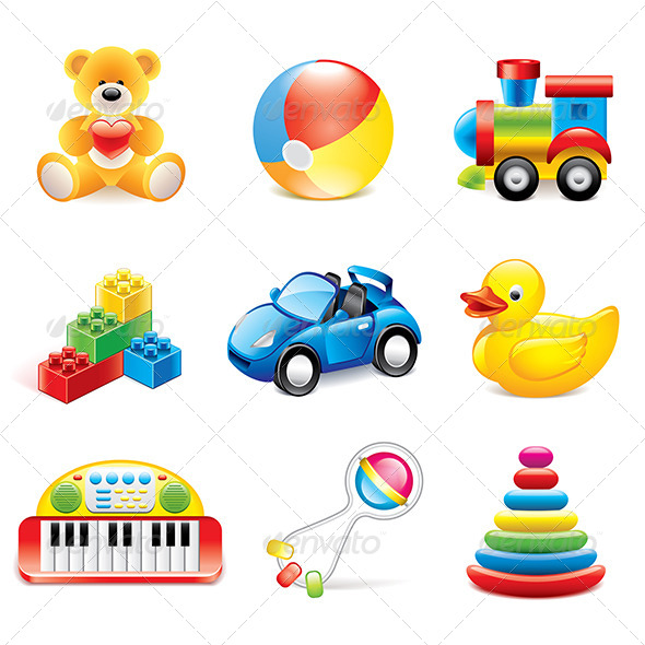 GraphicRiver Colorful Toys Icons 7733660 GraphicRiver Colorful Toys Icons 7733660