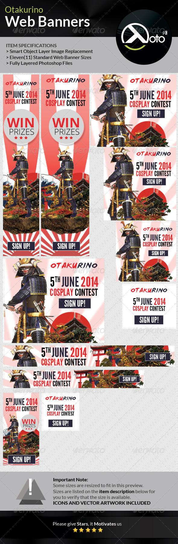 GraphicRiver Otakurino Internationa Cosplay Contest Web Banners 7735013 GraphicRiver Otakurino Internationa Cosplay Contest Web Banners 7735013