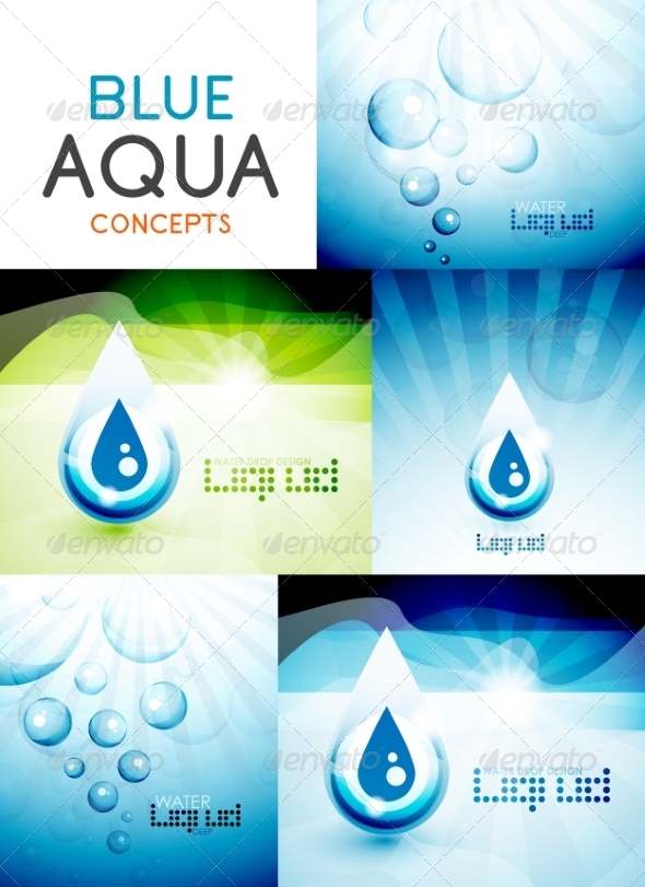 GraphicRiver Vector Water Concepts Design Collection 7736704 GraphicRiver Vector Water Concepts Design Collection 7736704