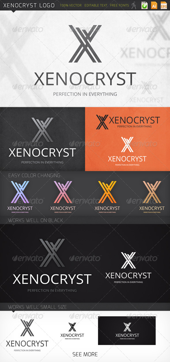 GraphicRiver Xenocryst Logo 7738252 GraphicRiver Xenocryst Logo 7738252