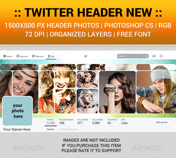 GraphicRiver Twitter Header v3 7739320 GraphicRiver Twitter Header v3 7739320