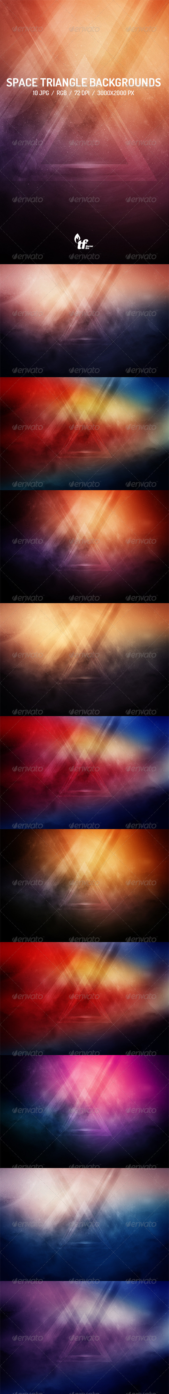 GraphicRiver Space Triangle Backgrounds 7740567 GraphicRiver Space Triangle Backgrounds 7740567