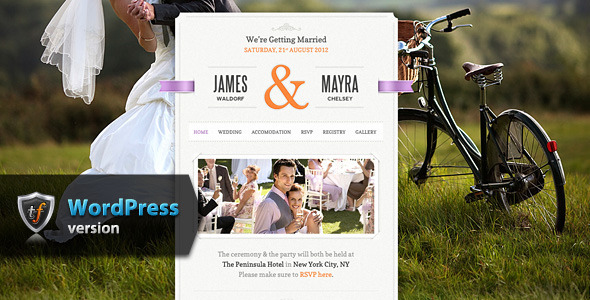 ThemeForest Just Married Wedding WordPress Theme 7743193 ThemeForest Just Married Wedding WordPress Theme 7743193