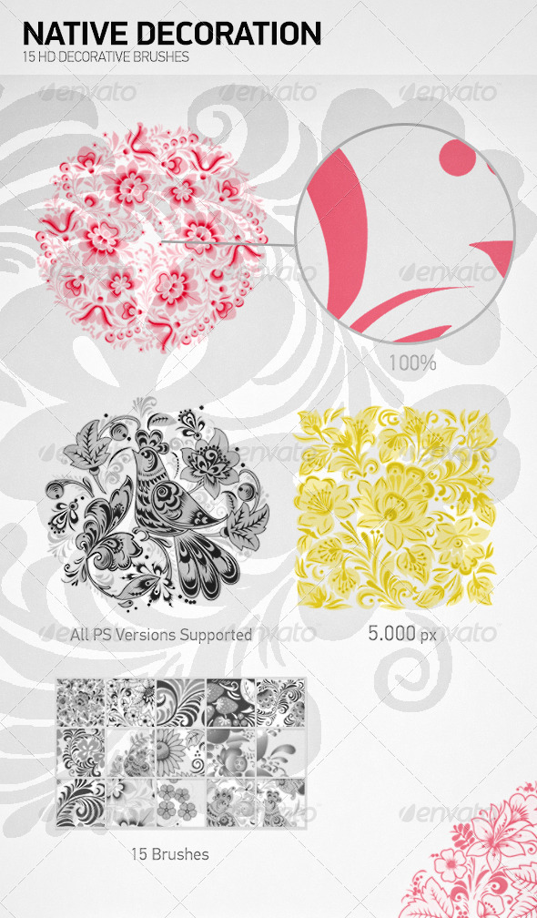 GraphicRiver Native Flourishes Brushes 7746250 GraphicRiver Native Flourishes Brushes 7746250