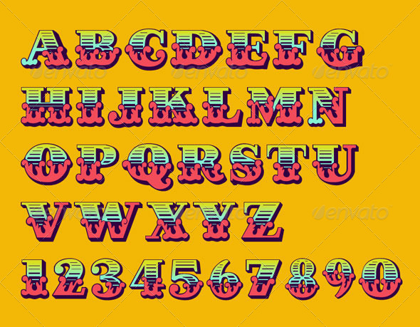 GraphicRiver Poster Alphabet 7748959 GraphicRiver Poster Alphabet 7748959