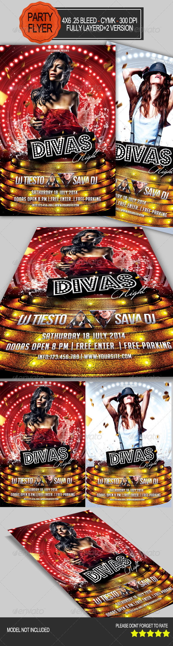 GraphicRiver Divas Night Party 7749027 GraphicRiver Divas Night Party 7749027