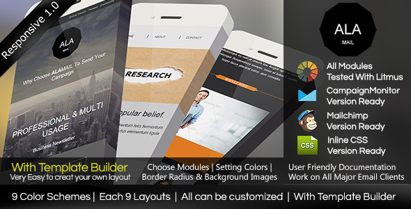 ThemeForest ALA MAIL Responsive Email With Template Builder 7751713 ThemeForest ALA MAIL Responsive Email With Template Builder 7751713