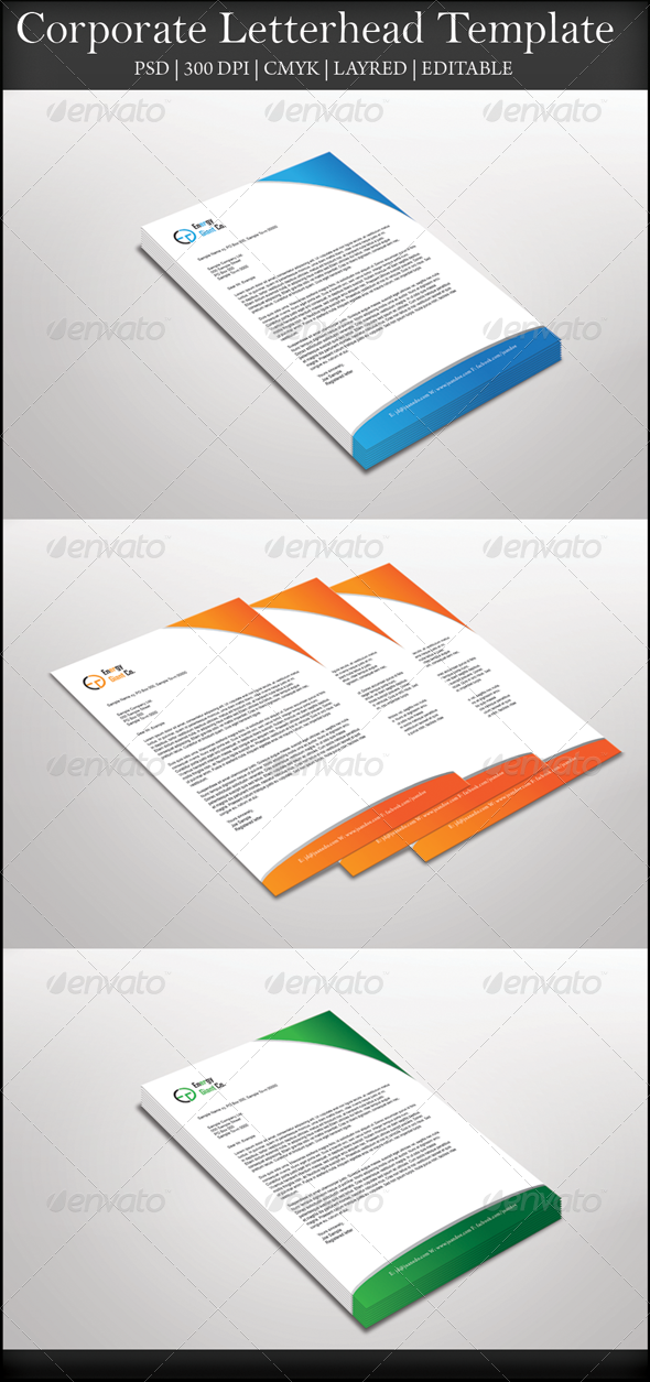 GraphicRiver Corporate Letterhead 7751752 GraphicRiver Corporate Letterhead 7751752