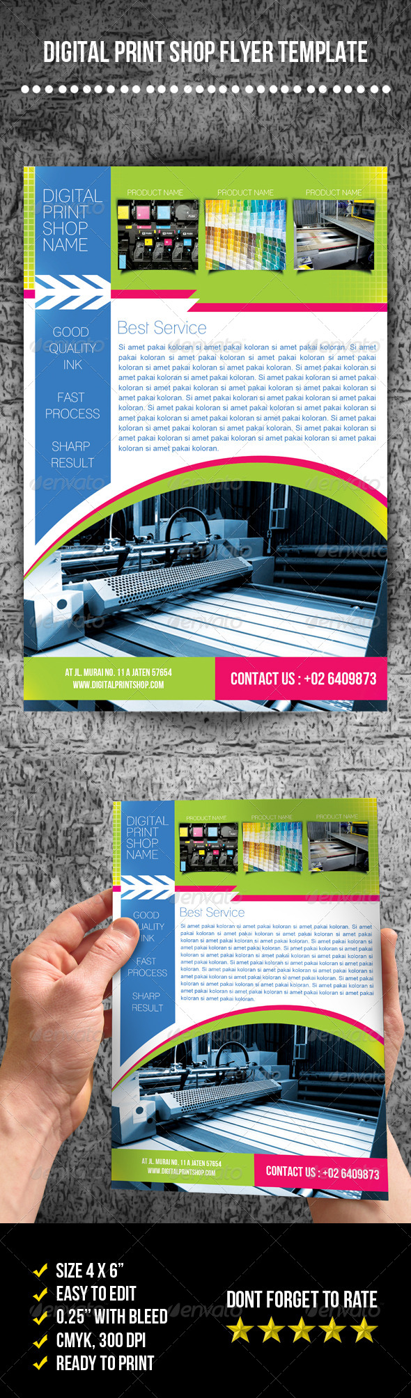 GraphicRiver Digital Print Shop Flyer 7754237 GraphicRiver Digital Print Shop Flyer 7754237