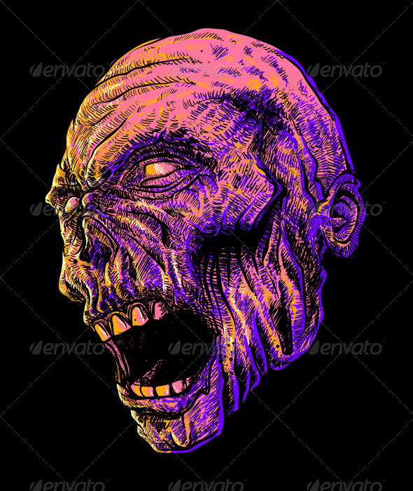 GraphicRiver Mummy Head 7756018 GraphicRiver Mummy Head 7756018