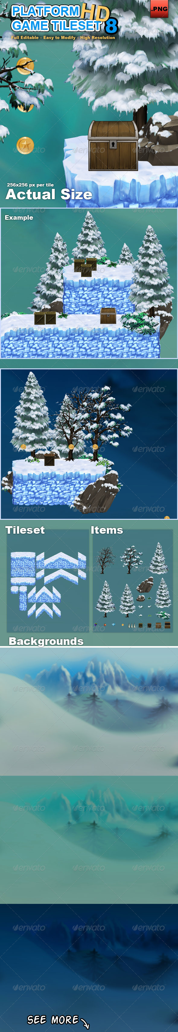 GraphicRiver Platform Game Tileset 8 HD 7758026 GraphicRiver Platform Game Tileset 8 HD 7758026