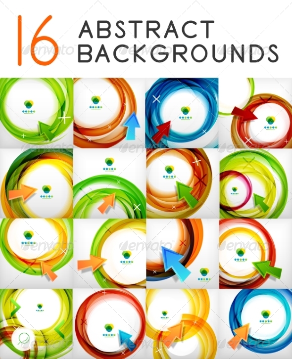GraphicRiver Vector swirl abstract backgrounds 7763138 GraphicRiver Vector swirl abstract backgrounds 7763138