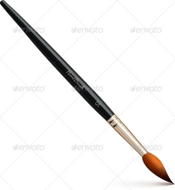 GraphicRiver Vector Realistic Paintbrush 7763301 GraphicRiver Vector Realistic Paintbrush 7763301