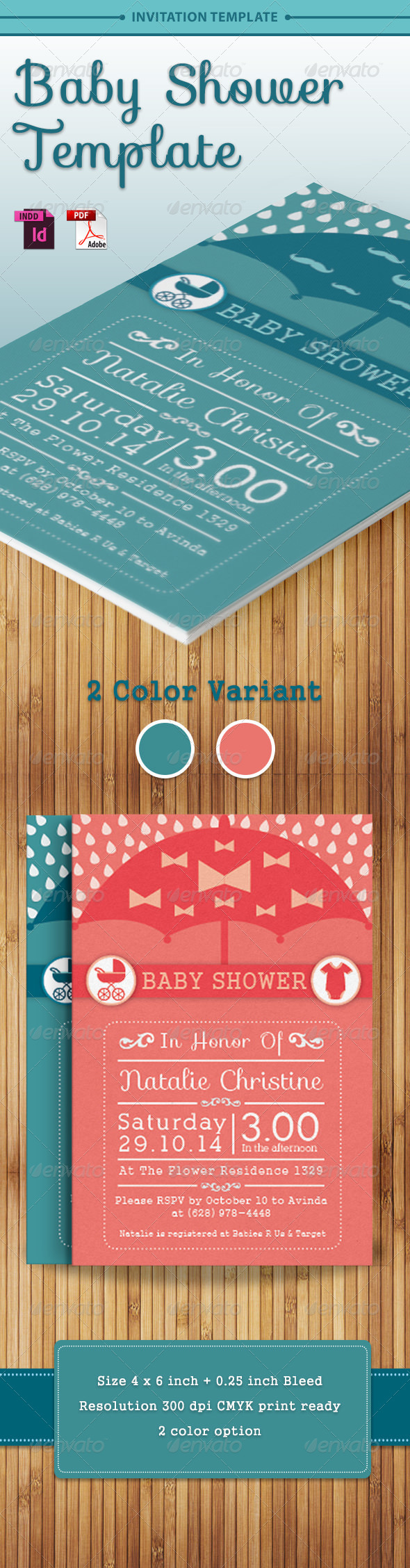 GraphicRiver Baby Shower Template Vol 4 7765947 GraphicRiver Baby Shower Template Vol 4 7765947