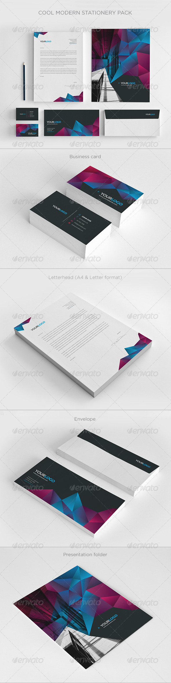 GraphicRiver Cool Modern Stationery Pack 7765998 GraphicRiver Cool Modern Stationery Pack 7765998