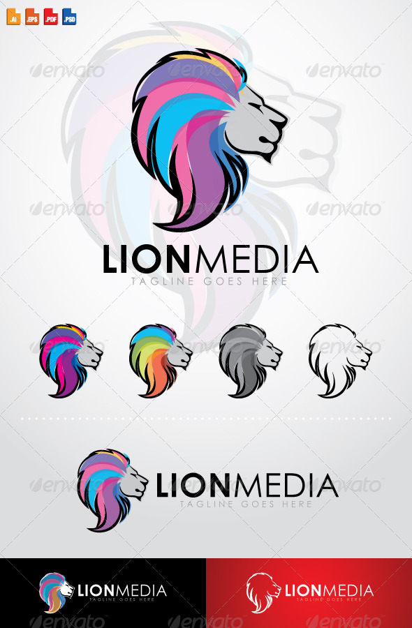 GraphicRiver LionMedia Logo 7767572 GraphicRiver LionMedia Logo 7767572