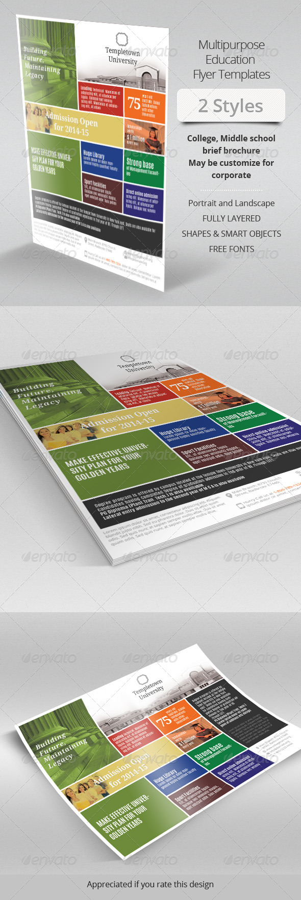 GraphicRiver Multipurpose Education Flyer 7767695 GraphicRiver Multipurpose Education Flyer 7767695