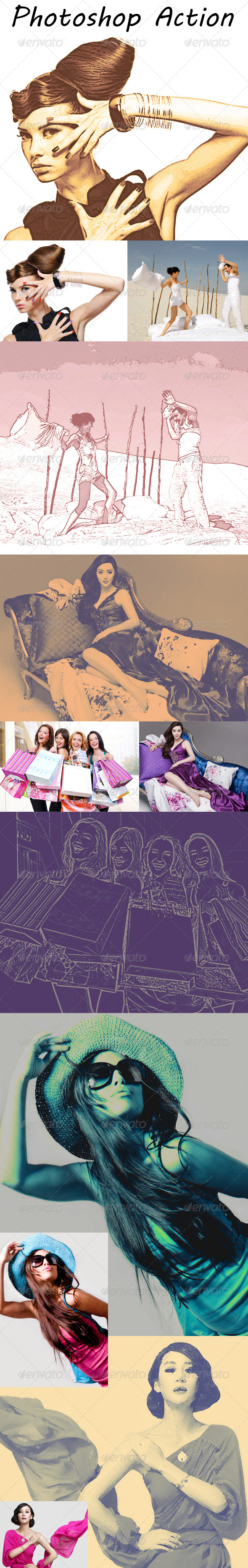 GraphicRiver Vintage art Actions 7768982 GraphicRiver Vintage art Actions 7768982