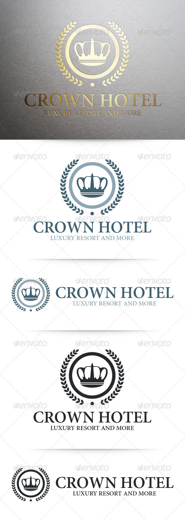 GraphicRiver Crown Hotel Logo Template 7771512 GraphicRiver Crown Hotel Logo Template 7771512