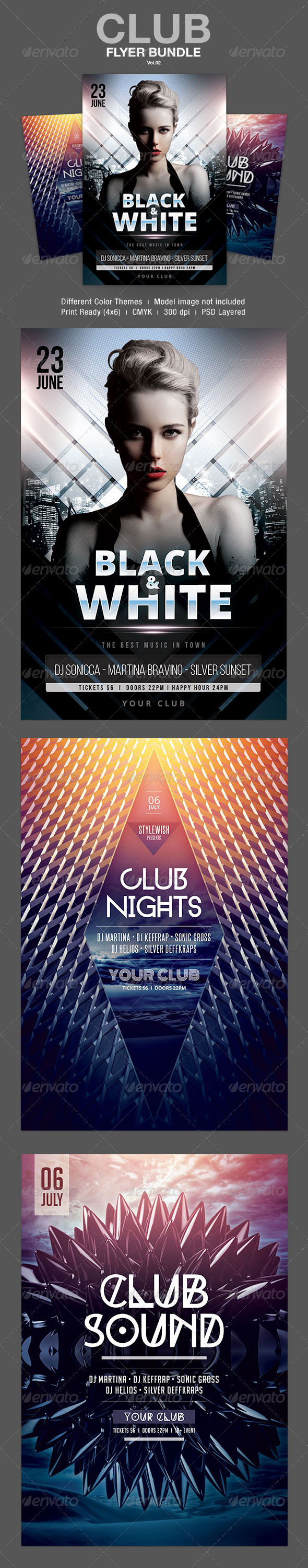 GraphicRiver Club Flyer Bundle Vol.02 7771513 GraphicRiver Club Flyer Bundle Vol.02 7771513