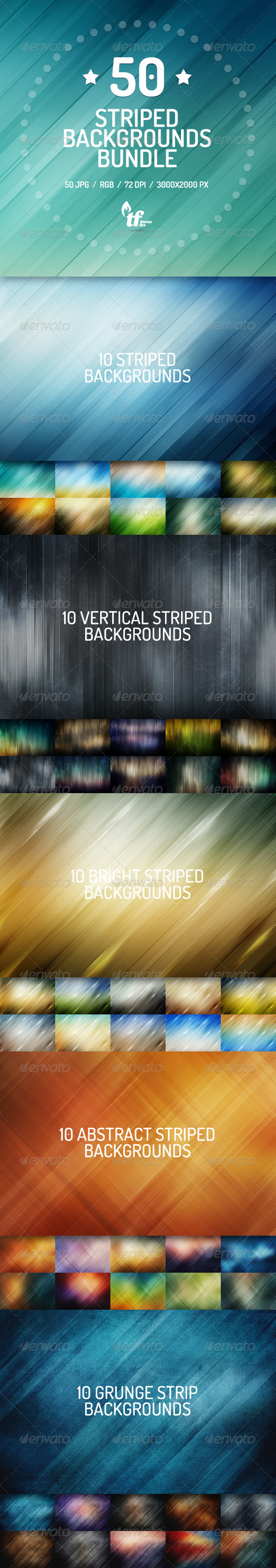 GraphicRiver 50 Striped Backgrounds Bundle 7772612 GraphicRiver 50 Striped Backgrounds Bundle 7772612
