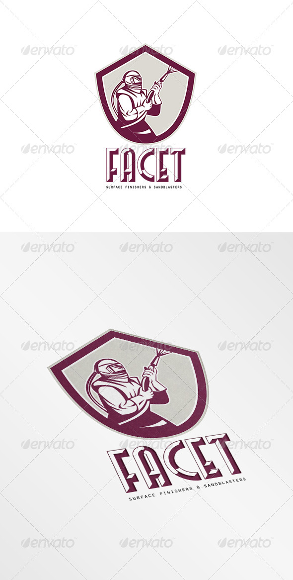 GraphicRiver Facet Surface Finishers and Sandblasters Logo 7775775 GraphicRiver Facet Surface Finishers and Sandblasters Logo 7775775