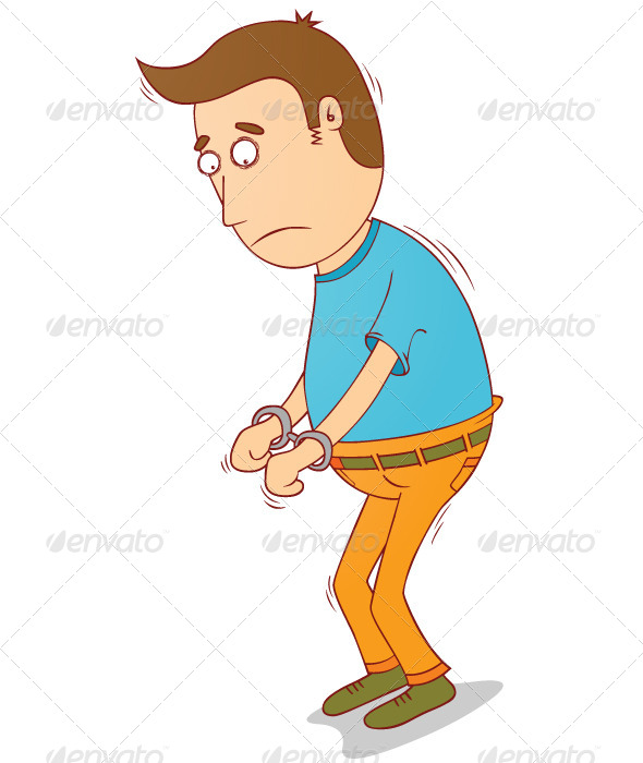GraphicRiver Handcuff Man 7776071 GraphicRiver Handcuff Man 7776071