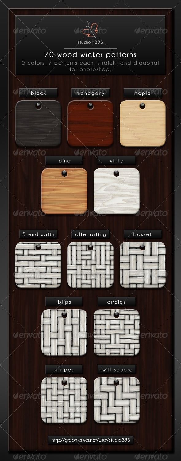 GraphicRiver 70 5x7x2 Seamless Wicker Patterns for Photoshop 7776459 GraphicRiver 70 5x7x2 Seamless Wicker Patterns for Photoshop 7776459