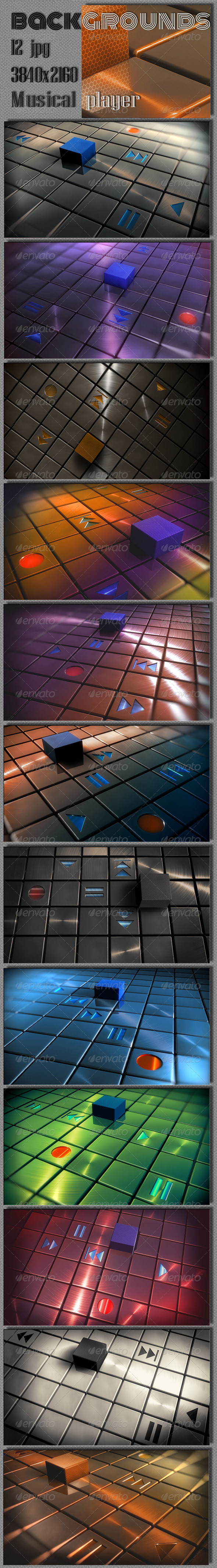 GraphicRiver Abstract Techno Musical Player 7779831 GraphicRiver Abstract Techno Musical Player 7779831