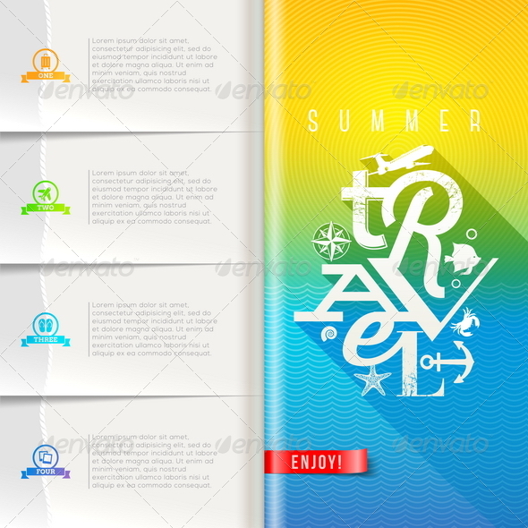 GraphicRiver Summer Travel Template Design 7781957 GraphicRiver Summer Travel Template Design 7781957