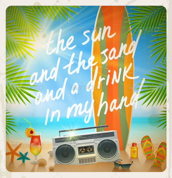 GraphicRiver Summer Holidays Design 7782194 GraphicRiver Summer Holidays Design 7782194