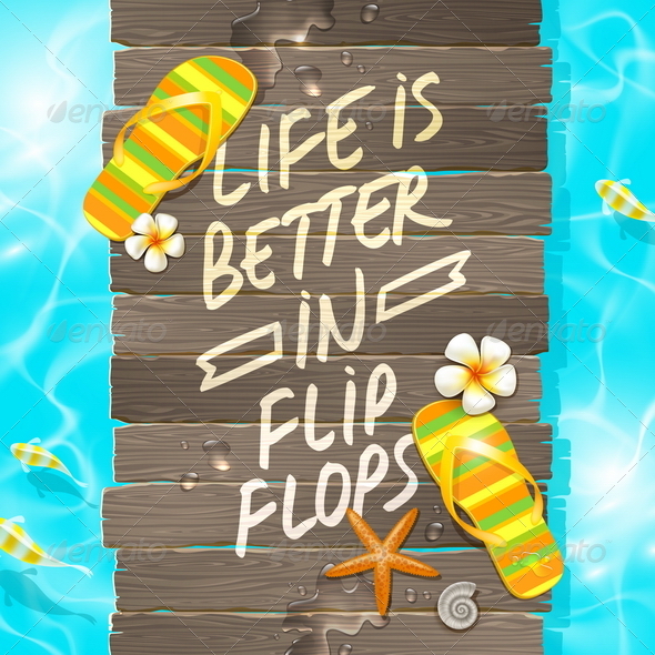GraphicRiver Summer Vacation Vector Design 7782227 GraphicRiver Summer Vacation Vector Design 7782227