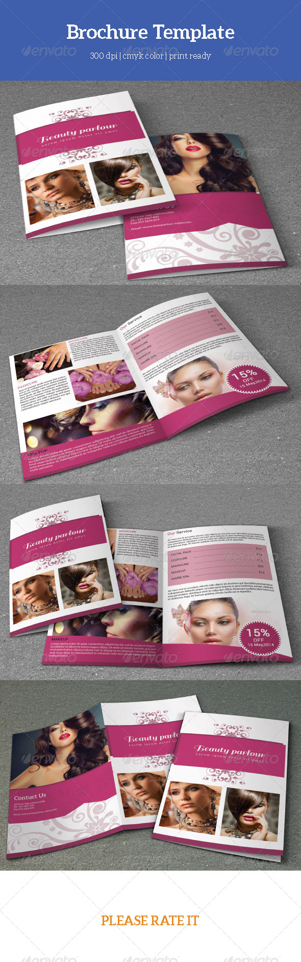 GraphicRiver Bifold Beauty salon Brochure-V07 7782229 GraphicRiver Bifold Beauty salon Brochure-V07 7782229