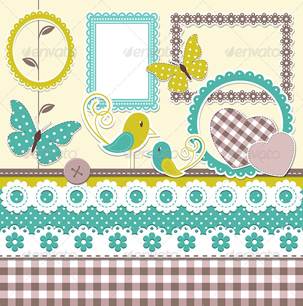 GraphicRiver Vintage Scrapbook Elements 7782298 GraphicRiver Vintage Scrapbook Elements 7782298