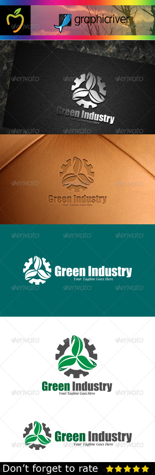 GraphicRiver Green Industry Logo 7783419 GraphicRiver Green Industry Logo 7783419